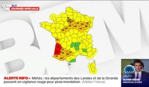 Les Landes et La Gironde passent en vigilance rouge pour pluie-inondation