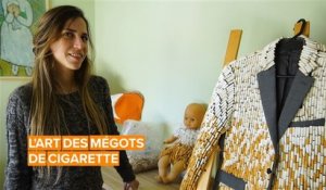 Nettoyer les plages et créer de l'art avec des mégots