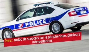 Paris : rodéo de scooters sur le périphérique, plusieurs interpellations