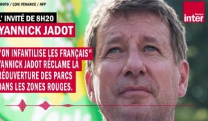 "On infantilise les Français" : Yannick Jadot réclame la réouverture des parcs dans les zones rouges