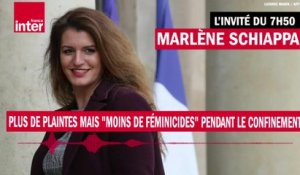 Marlène Schiappa : plus de signalements mais "moins de féminicides" pendant le confinement