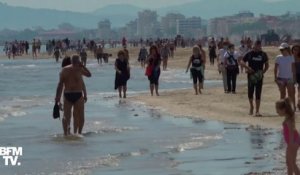 Les Italiens profitent de la plage, alors que le déconfinement a été accéléré en Italie