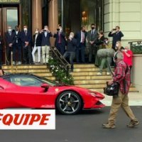 Les coulisses du tournage du film «Le grand rendez-vous» de Claude Lelouch - F1 - Leclerc