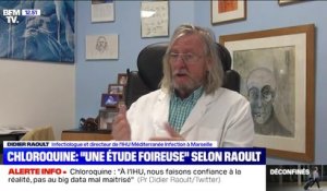 Chloroquine: selon Didier Raoult l'étude menée par "The Lancet" est "foireuse"