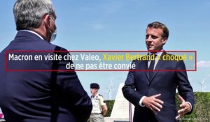 Macron en visite chez Valeo, Xavier Bertrand « choqué » de ne pas être convié