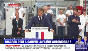 Automobile: Emmanuel Macron annonce une enveloppe de 150 millions d'euros pour l'innovation
