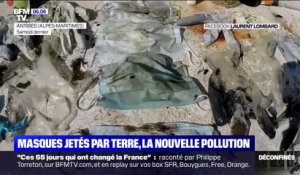 Masque jetés par terre: le député LR des Alpes-Maritimes veut instaurer une amende de 300 euros pour éviter la pollution