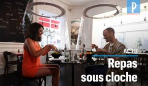Paris : un restaurateur met ses clients sous cloche