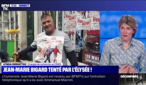 Lynda Dematteo (CNRS): "Je trouve ça très dangereux de construire la figure de Jean-Marie Bigard comme le représentant du peuple"