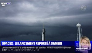 SpaceX: le décollage de la fusée reporté à samedi à cause du mauvais temps