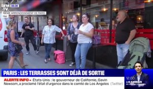 Paris: avant la réouverture officielle, des terrasses sont déjà de sortie