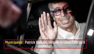 Municipales : Patrick Balkany torpille la candidate qu'il soutenait