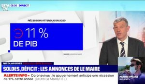 Une récession de 11% en 2020, un début des soldes le 15 juillet: les nouvelles annonces de Bruno Le Maire