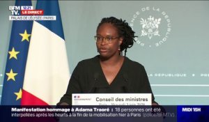 Sibeth Ndiaye: "La manifestation en hommage à Adama Traoré n'était pas autorisée, en raison de la crise sanitaire"