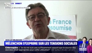 Racisme: "Ce n'est pas notre France, les syndicats de police se comportent de manière indigne", déclare Jean-Luc Mélenchon