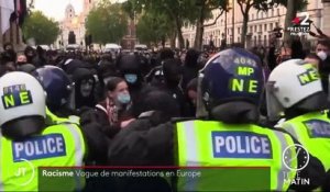 Racisme : vague de manifestations en Europe