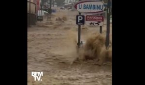 Corse: Des pluies torrentielles inondent une partie de la ville d'Ajaccio