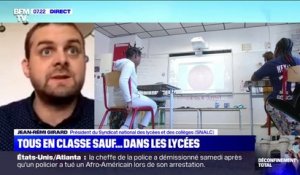 Le président du syndicat national des lycées et des collèges rappelle les règles sanitaires très strictes dans les établissements scolaires