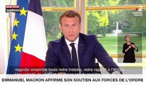 Emmanuel Macron affirme son soutien aux forces de l’ordre (vidéo)
