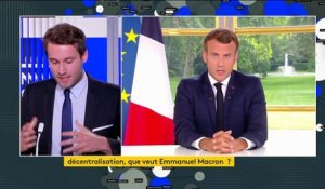Comme Emmanuel Macron, 75% des Français approuve la décentralisation