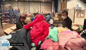 Aisne : l'association Le Relais, spécialisée dans la collecte de vieux vêtements, a repris son activité