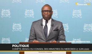 Bénin : compte-rendu du conseil des ministres du mercredi 17 juin 2020