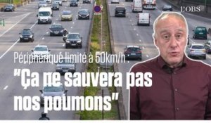 "Limiter le périphérique à 50 km/h n’améliorera pas la santé des parisiens"