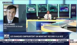 Gilles Moëc (Groupe AXA) : les banques empruntent un montant record à la BCE - 18/06