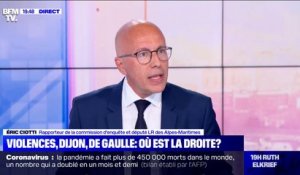 Eric Ciotti (LR): "Jamais Nicolas Sarkozy n'aurait lâché les policiers dans des circonstances analogues"
