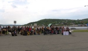 Rassemblement contre le racisme à Gaspé