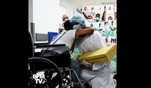 En Colombie, un homme fait sa demande en mariage à l'hôpital à sa compagne guérie du coronavirus