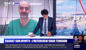 Raoult sur BFMTV: l'interview sous tension (5) - 25/06