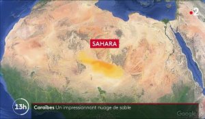 Caraïbes : un nuage de sable venu du Sahara assombrit le ciel
