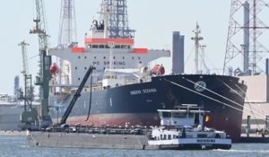 Bateau en quarantaine au port d'Anvers suite à des cas de Coronavirus parmi l'équipage