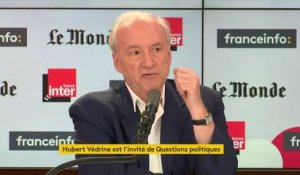 Hubert Védrine : "Peut-être le seul domaine un jour où l’humanité trouvera une sorte d’unité, c’est dans l’idée de la survie collective"