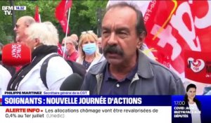 Manifestation de soignants: "On a l'impression que maintenant on recommence comme avant", s'indigne Philippe Martinez (CGT)