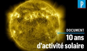 10 ans de la vie du Soleil sublimé grâce aux images de la Nasa