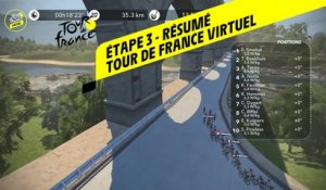 Tour de France Virtuel 2020 - Etape 3 - Résumé