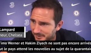 Transferts - Lampard sur les retards de Ziyech et Werner : "Nous attendons des nouvelles de la quarantaine"