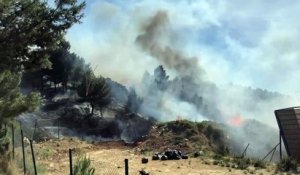 Un départ de feu au vallon du fou à Martigues