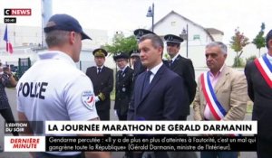 La journée marathon de Gérald Darmanin