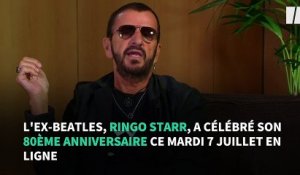 Ringo Starr, ex-Beatles, célèbre son 80ème anniversaire en ligne