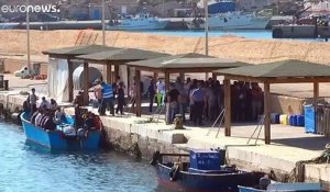 Des centaines de migrants ont accosté à Lampedusa depuis jeudi, selon l'OIM