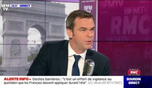 Olivier Véran: "Sur 100 Français qui se font tester, il y en a 99 qui n'ont pas le Covid"