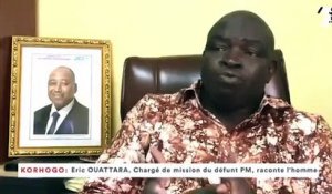 Décès d'Amadou GON COULIBALY, un des jeunes de Korhogo, très proche du défunt, Éric Ouattara, raconte l’homme