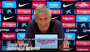 Liga : "Je me vois continuer (au Barça)" assure Setién