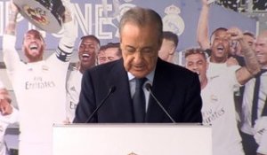 Liga - Florentino Perez : "Une Liga historique, merci Zizou"