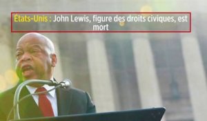 États-Unis : John Lewis, figure des droits civiques, est mort