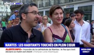 Incendie à la cathédrale de Nantes: les habitants touchés en plein cœur