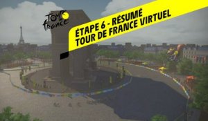 Tour de France Virtuel 2020 - Etape 6 - Résumé